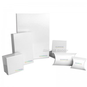 Luxus átlátszó papír tiszta fehér csomagolásból készült egyedi ajándékdoboz